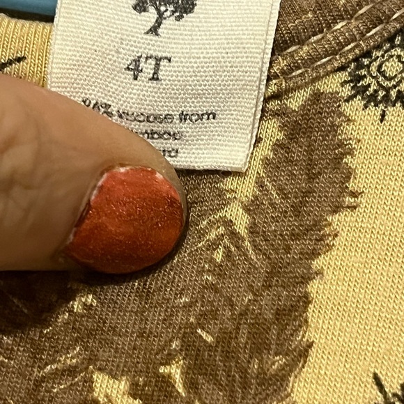 Kate Quinn Size 4t Bamboo Unicorn Feather Pom Dress - Picture 4 of 4